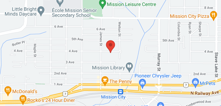 map of 213 33150 4TH AVENUE